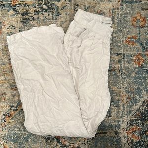 Abercrombie linen pants size small long